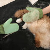 2-in-1 cat grooming glove 0