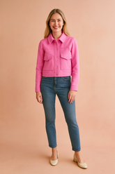 Alicja | Short jacket with pockets 0