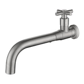 AquaElegance | Contemporary Wall-Mounted Bathroom Faucet in Stainless Finish 0