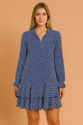 CHARICE | Elegant Long Sleeve Dress 0