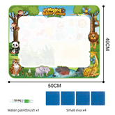 Extra Large Water Doodle Mat for Kids – Mess-Free Educational Doodle Mat with Multiple Themes 0