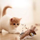 Fluttering bird cat toy 0