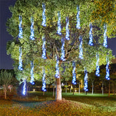 GlowCascade – Hanging LED String Lights for Garden and Patio Decor 0