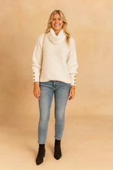 Helgan | Elegant Button-Up Turtleneck 0