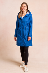 Iga | Long raincoat with hood 0