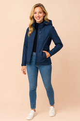 Karina | Winter Jacket with Hood and Fashionable Pattern 0
