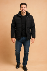 Mateusz | Men's Jacket with Stand-Up Collar 0