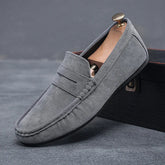 Men's Classic Slip-On Loafers with Adjustable Lace Detail 0