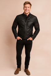Men's Premium Motorcycle Jacket | Zipper 0
