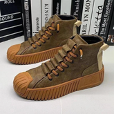 Men's Supportive Boots with Height Enhancement Durable Design 0