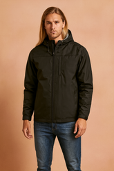 Men's waterproof sports jacket with a hood 0