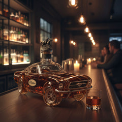 Mustang Car Shaped Whiskey Decanter for Home Bar 1