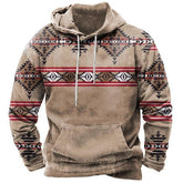 Men's Vintage Hoodie | Boho Print