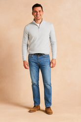 Radosław | Zipper Sweater for Everyday Elegance 0