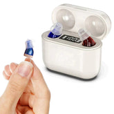 Rechargeable invisible hearing aids with noise reduction – for mild to moderate hearing loss 0
