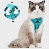 Reflective cat harness and leash set 0