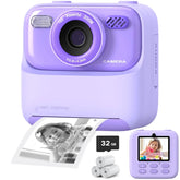SnapJoy | Colorful Fun Kids Instant Camera with HD Selfie and 32GB Memory 0