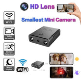 Ultra-compact Full HD mini camera with night vision and motion detection 0