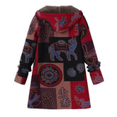 Kryztal | Boho Coat with Sherpa Lining