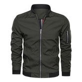 Men's Zipper Bomber Jacket | Winter