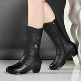 Women's Black Winter Boots | Warm 0