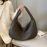 Women's Elegant Woven Shoulder Bag Durable Material 0