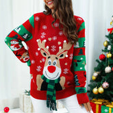 Women's Festive Christmas Jumper Cozy Knit 0