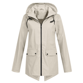 Women's Hooded Rain Jacket | Waterproof 0