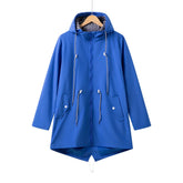 Women's Hooded Waterproof Trench Coat | Casual 0