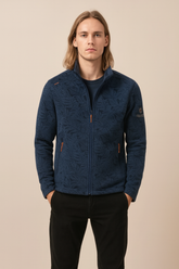 Women's sports fleece sweatshirt with zipper 0