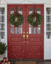 Farmhouse Christmas Wreath, Boho Wreath, Holiday Wreath