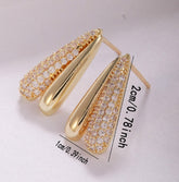 Large Gold Hoop Earrings – Elegant Jewelry