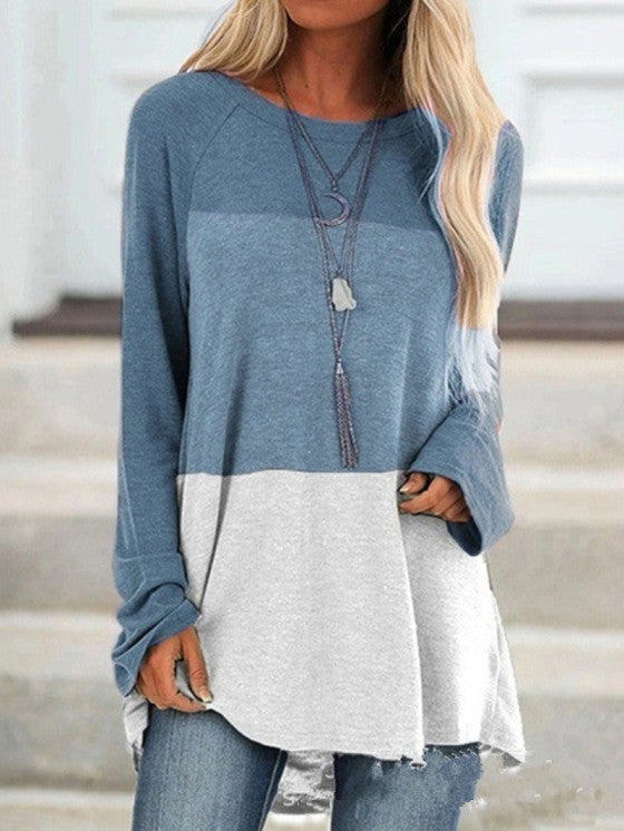 Womens Casual Tunic Top for Leggings – Long Sleeve Round Neck Polyester Tunic Tops for Women, Sizes S to 5XL 6