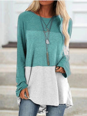 Womens Casual Tunic Top for Leggings – Long Sleeve Round Neck Polyester Tunic Tops for Women, Sizes S to 5XL 4