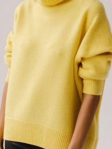 Womens Black Turtleneck Sweater Elegant Warm Comfortable 11