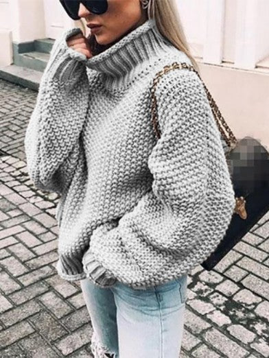 Womens Black Turtleneck Sweater - Comfortable Cotton Blend Casual Style for Winter 5