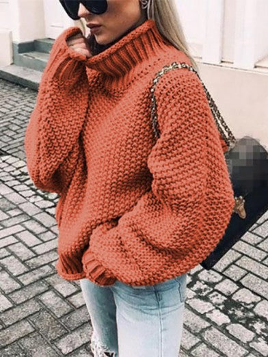 Womens Black Turtleneck Sweater - Comfortable Cotton Blend Casual Style for Winter 6