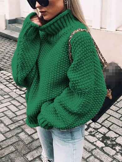 Womens Black Turtleneck Sweater - Comfortable Cotton Blend Casual Style for Winter 7