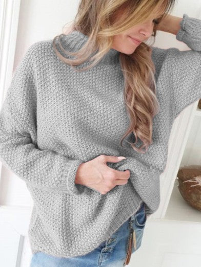 Womens Black Turtleneck Sweater - Comfortable Bouclé Acrylic Blend for Stylish Winter Layering 3