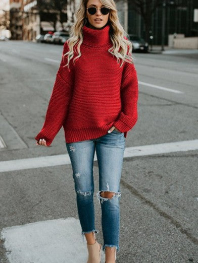 Womens Oversized Turtleneck Sweater in Soft Knit – Comfortable and Stylish for Winter 7