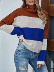 Chic Rayé – Striped Acrylic Turtleneck Sweater 3