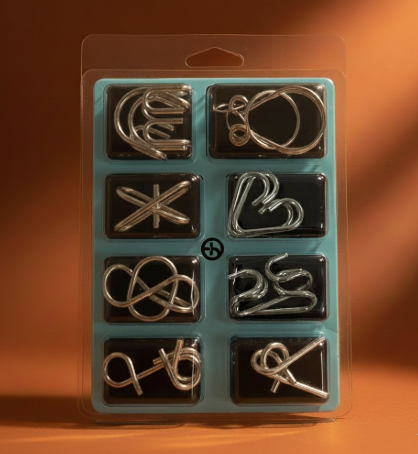 LogicCraft | Creative Metal Puzzle Toy for Cognitive Skill Building