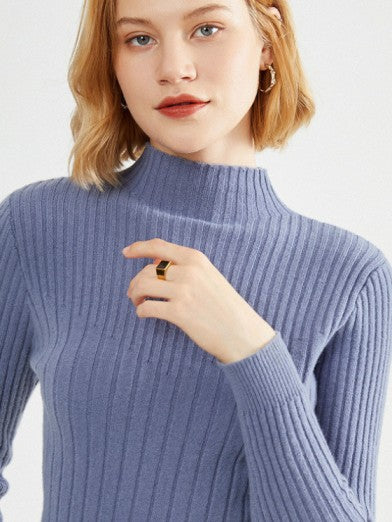 Womens Black Turtleneck Sweater Soft Viscose for Elegant Comfort 7