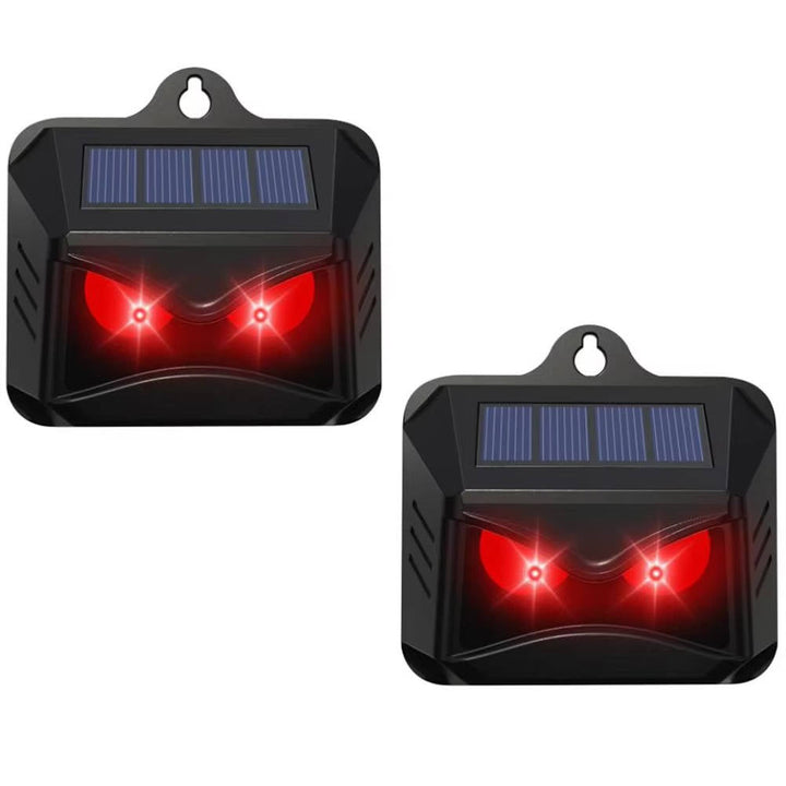 2 pcs solar powered ultrasonic animal repeller 8