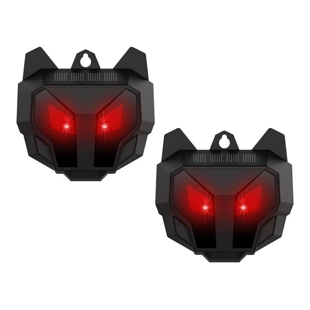 2 pcs solar powered ultrasonic animal repeller 9