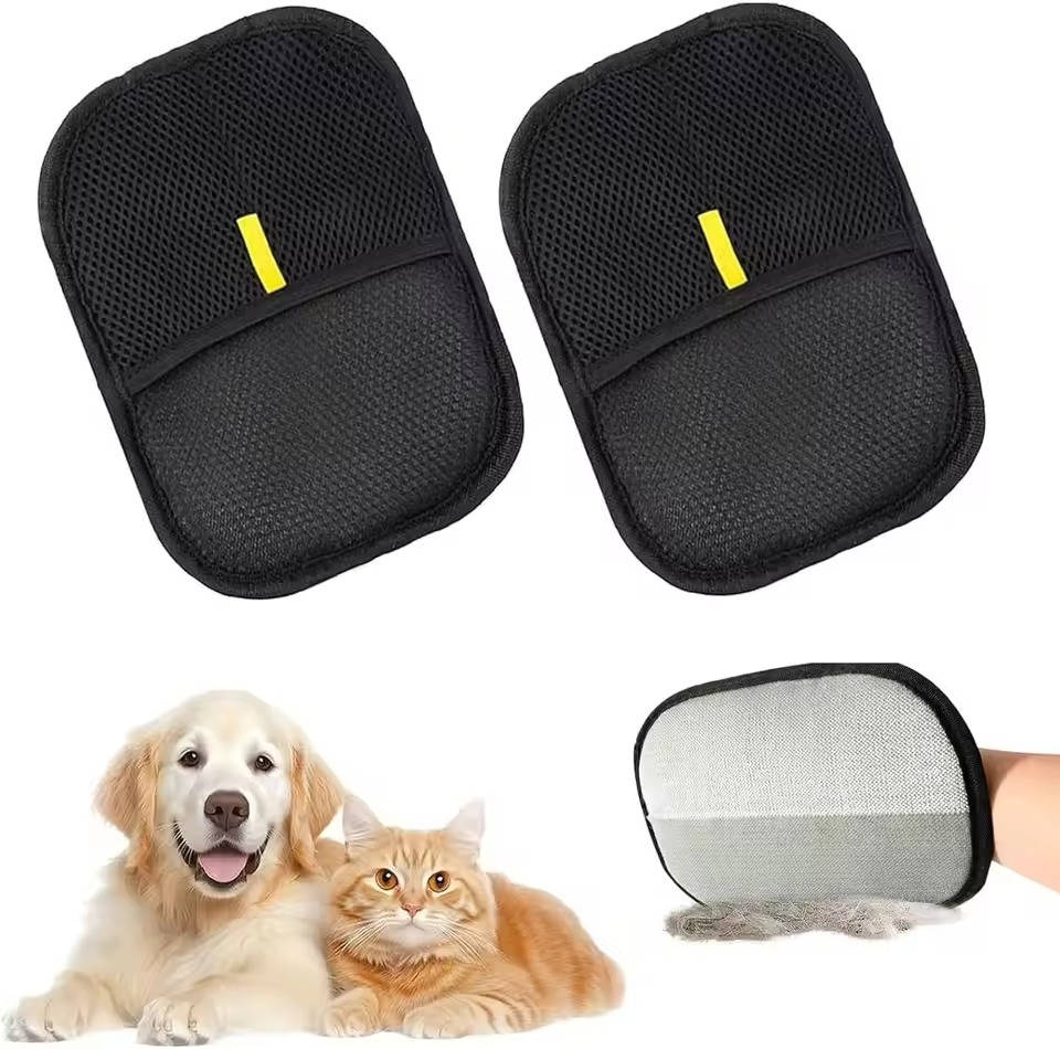 2 sets of pet hair removal tools 0