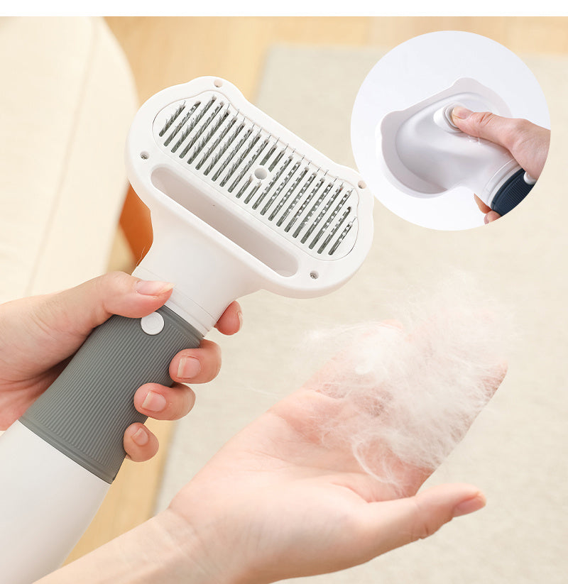 3-in-1 dog hair dryer and grooming brush 1