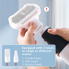 3-in-1 dog hair dryer and grooming brush 3