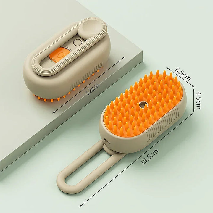 3-in-1 steam brush for pets 2