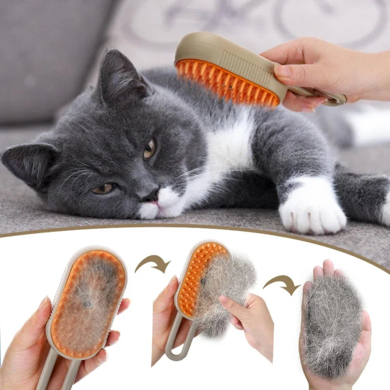 3-in-1 steam brush for pets 3